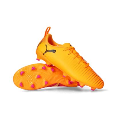 Chaussures de football Puma Future 8 Play FG Orange pour enfant