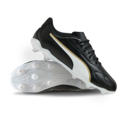 Chaussures de football Puma King 20 Play FG Noir pour enfant