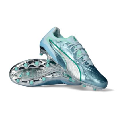 Chaussures de football Puma King 20 Ultimate FG Bleu