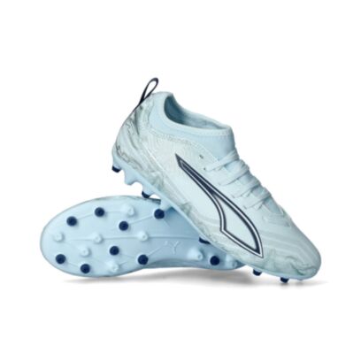 Chaussures de football Puma Ultra 6 Match FG/MG Turquoise pour enfant