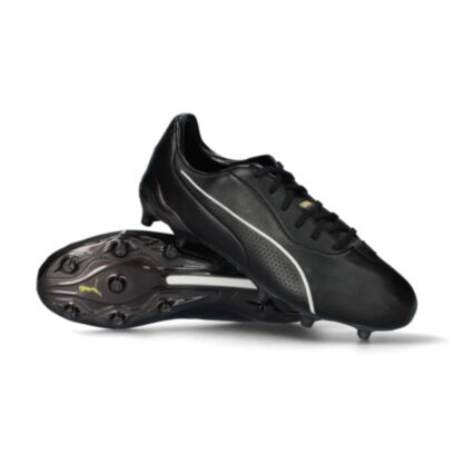 Chaussures de football Puma King Platinium Ultimate FG Noir