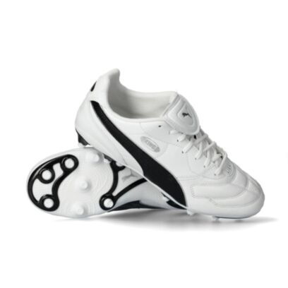 Chaussures de football Puma King Liga Match FG Blanc