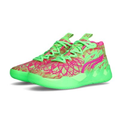 Chaussures de basket Puma Lamelo Ball Rose & Vert