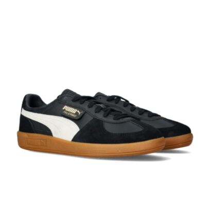 Chaussures Puma Palermo Leather Noir pour homme