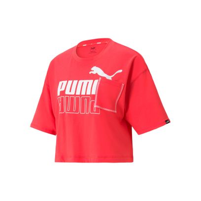 T-shirt Puma Power Boxy Rose pour femme