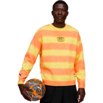 Sweat-shirt Puma La Francé Orange pour homme