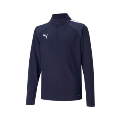 Sweat-shirt Puma teamLIGA Bleu Foncé pour enfant