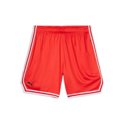 Short de basket Puma Hoops Rouge pour Homme