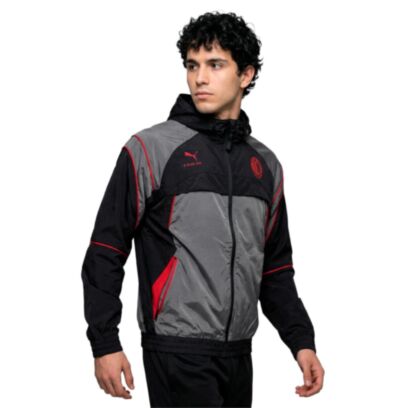 Veste Puma Ac Milan Gris & Noir