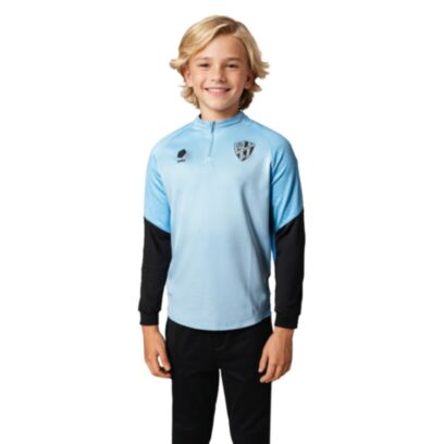 Sweat-shirt Soka Sd Huesca Bleu & Turquoise pour enfant