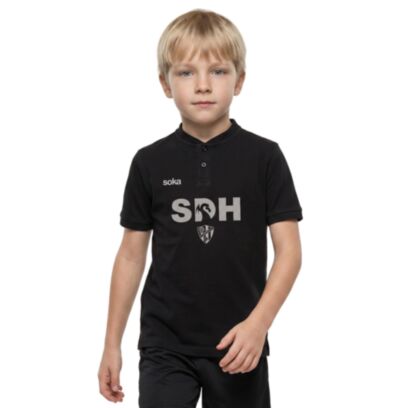 Polo Soka Sd Huesca Noir pour enfant
