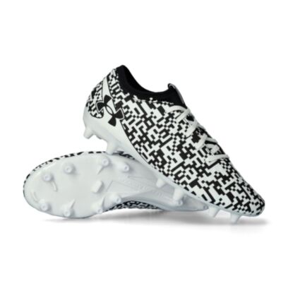 Zapatillas de fútbol Under Armour Magnetico Select FG Blanco y Negro para unisex