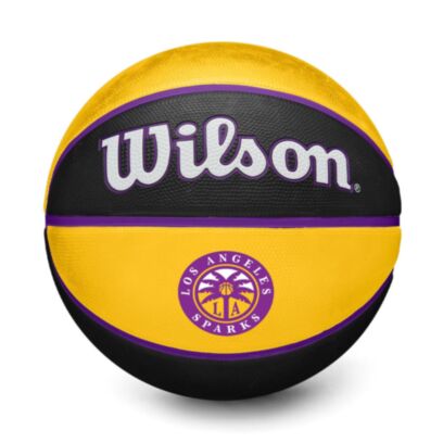 Ballon de basket Wilson WNBA Jaune & Noir pour femme