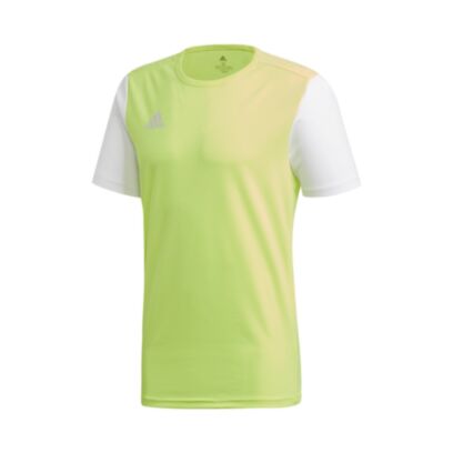 Maillot adidas Estro 19 Jaune Fluo pour enfant
