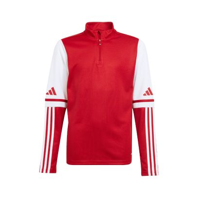 Haut d'entrainement 1/4 Zip adidas Squadra 25 Rouge pour enfant