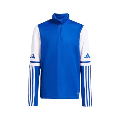 Haut d'entrainement 1/4 Zip adidas Squadra 25 Bleu Royal pour enfant