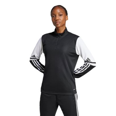 Haut d'entrainement 1/4 Zip adidas Squadra 25 Noir pour femme