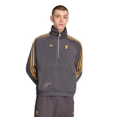 Sweat-shirt adidas Manchester United Noir pour homme