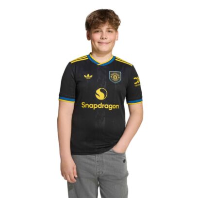 Maillot adidas Manchester United Noir pour enfant