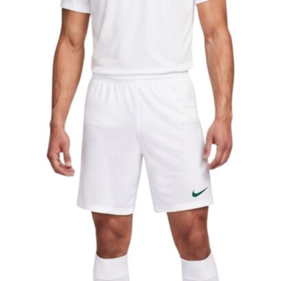 Short Nike Park III Blanc & Vert pour Homme