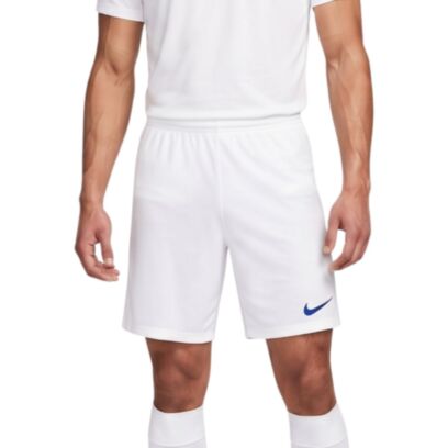 Short Nike Park III Blanc & Bleu Royal pour homme