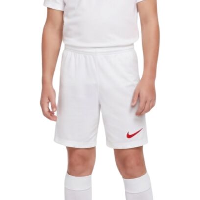 Short Nike Park III Blanc & Rouge pour Enfant