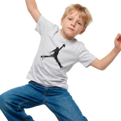 T-shirt Jordan Jumpman Blanc pour enfant