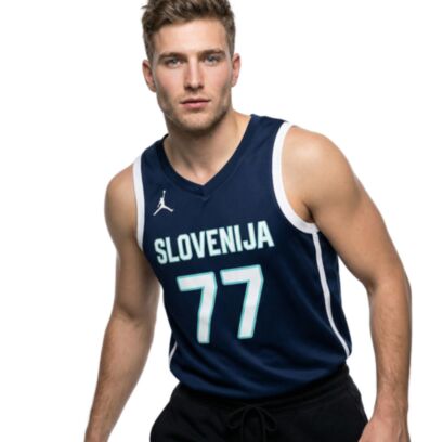 Maillot de basket Jordan Slovénie Bleu Marine
