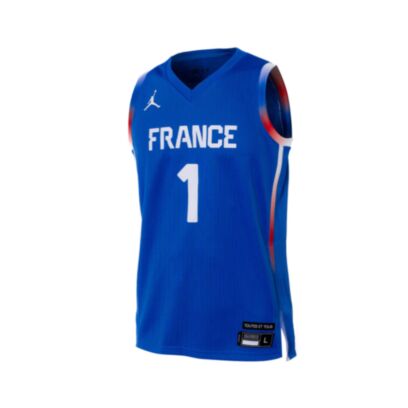 Maillot de basket Jordan France Bleu Royal pour enfant