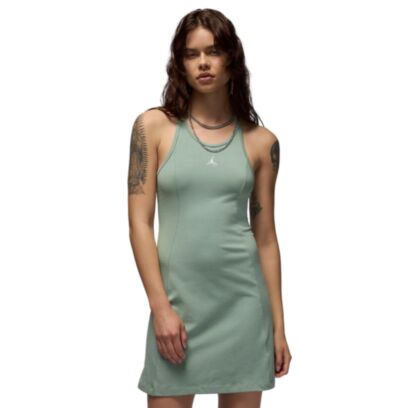 Robe Jordan Slim Knit Vert pour femme