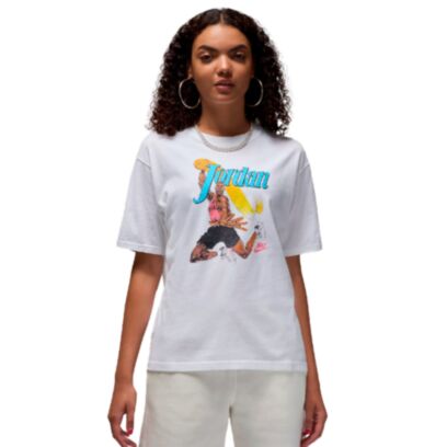 T-shirt Jordan Graphic Blanc pour femme