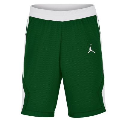 short de basket jordan team 25 vert blanc