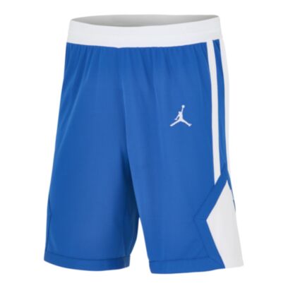 short de basket jordan team 25 royal blanc