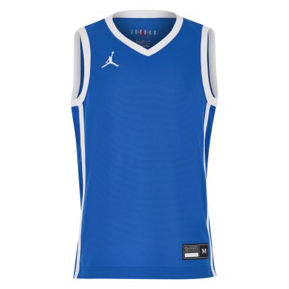 maillot de basket jordan team 25 royal blanc