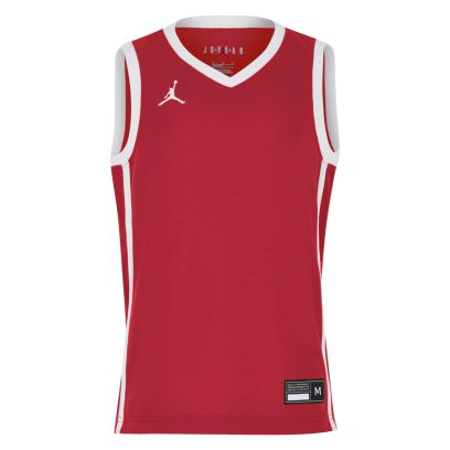 maillot de basket jordan team 25 rouge blanc