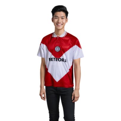 T-shirt Meteora Retro Rouge pour homme