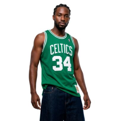 Maillot Mitchell & Ness Boston Celtics Vert pour homme