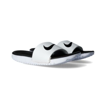 Claquettes Nike Kawa Blanc pour enfant