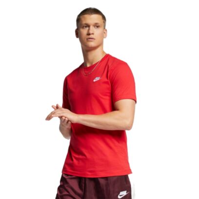 T-shirt Nike Sportswear Club Rouge pour homme