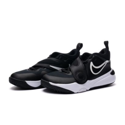 Chaussures de basket Nike Team Hustle D 11 Noir pour Enfant