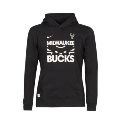 Sweat-shirt Nike Milwaukee Bucks Noir pour Enfant
