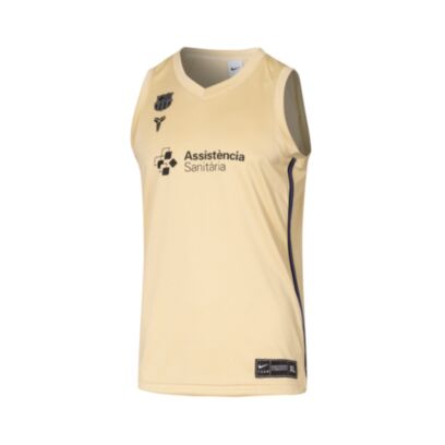 Maillot de basket Nike Fc Barcelona Jaune pour Enfant
