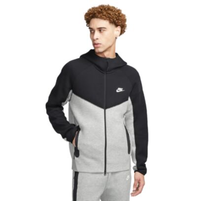Sweat zippé à capuche Nike Sportswear Tech Fleece Gris pour Homme