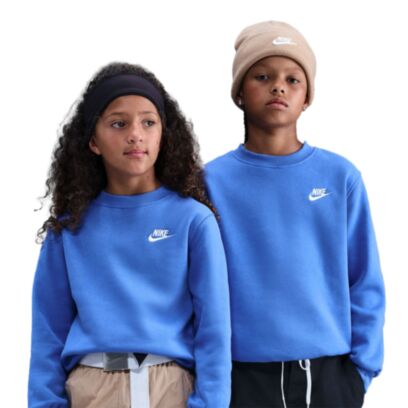 Sweat-shirt Nike Club Futura Bleu pour Enfant