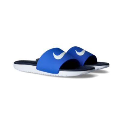 Claquettes Nike Kawa Bleu Royal pour Enfant