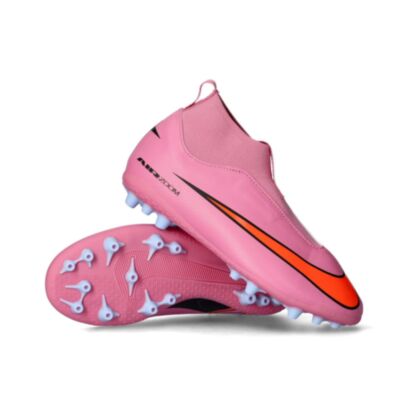 Chaussures de football Nike Mercurial Superfly 10 Academy AG Rose pour enfant