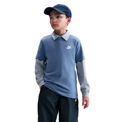 T-shirt Nike Club Bleu pour Enfant