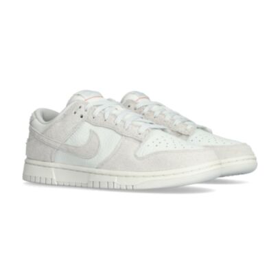 Chaussures Nike Dunk Low Blanc & Gris pour femme
