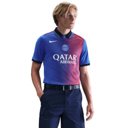 Camiseta Nike Psg Azul y Rojo