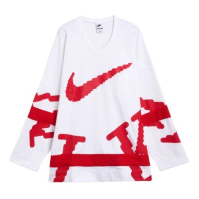 maillot de hockey nike blanc homme